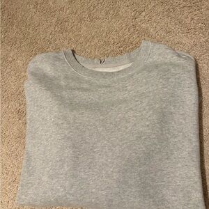 Aerie Oversized Gray Crewneck Sweatshirt